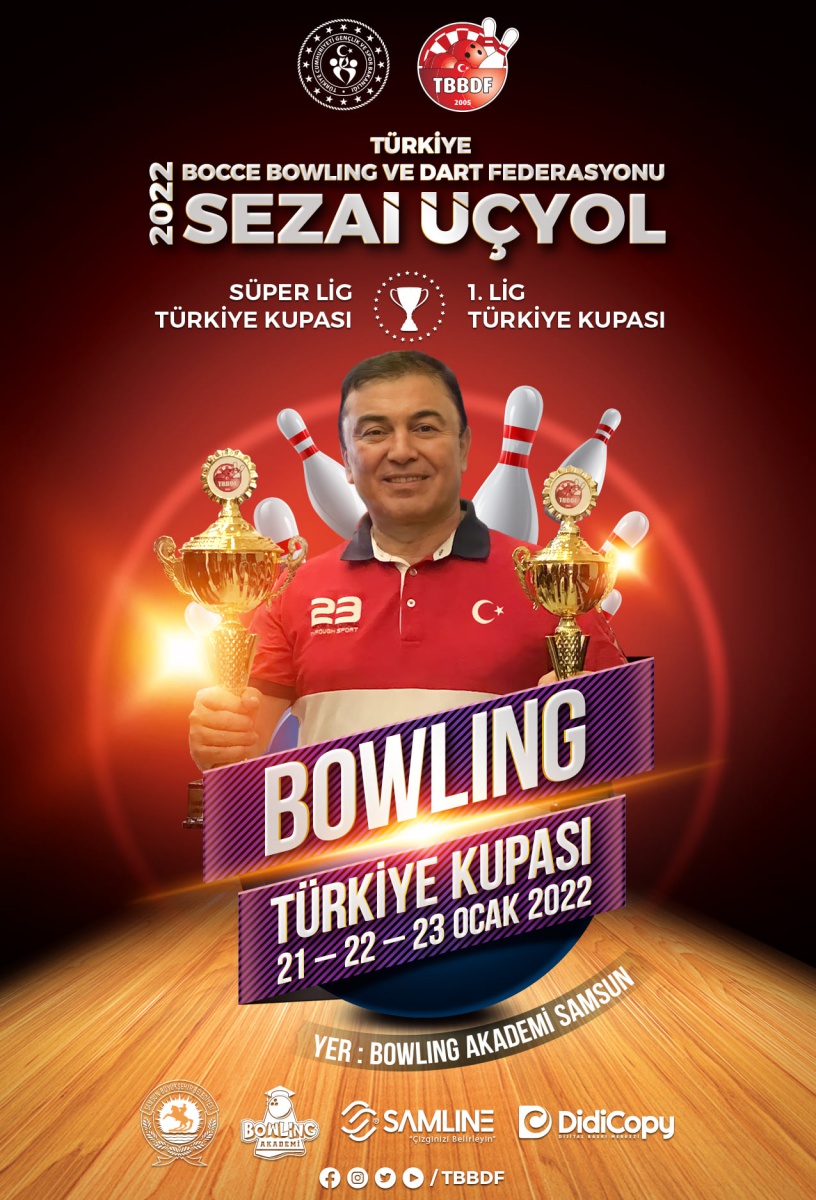 2022 Sezai Üçyol Süper Lig ve 1.Lig Türkiye Kupası, 21 - 23 Ocak 2022 tarihleri arasında Bowling Akademi Bowling Salonunda (Samsun) yapılacaktır. 